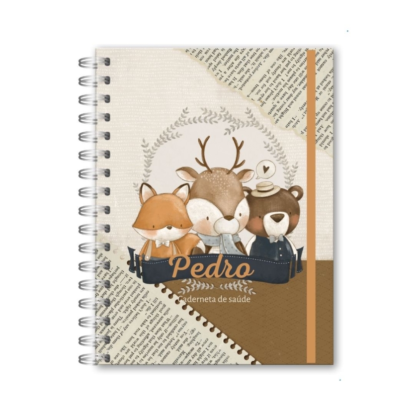 CADERNETA DE SAÚDE - ANIMAIS VINTAGE