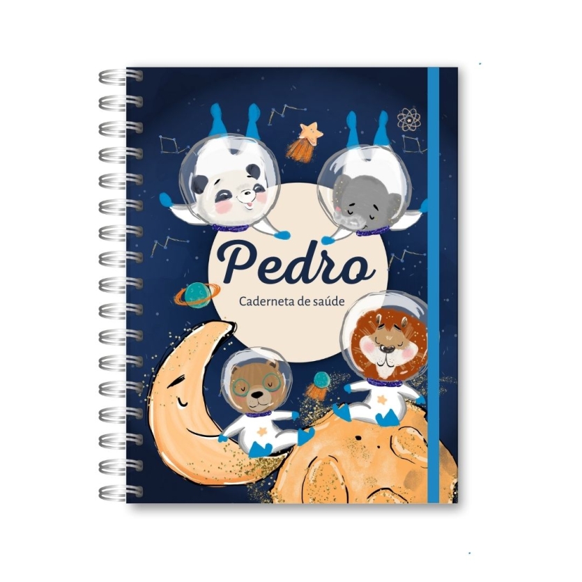 CADERNETA DE SAÚDE - ASTRONAUTA ANIMAIS