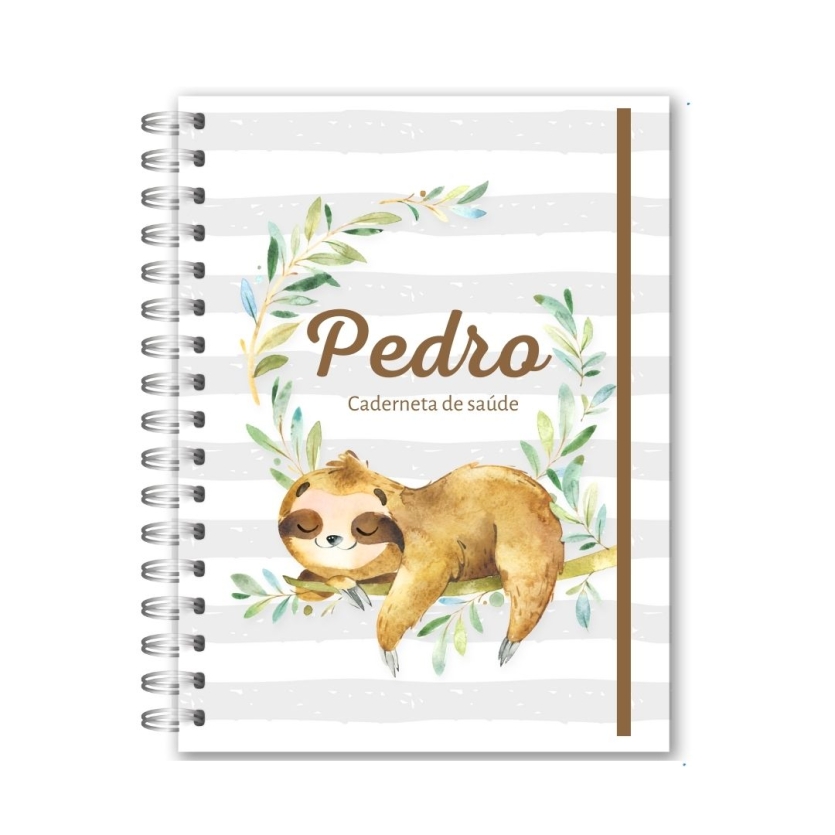 CADERNETA DE SAÚDE - BICHO PREGUIÇA
