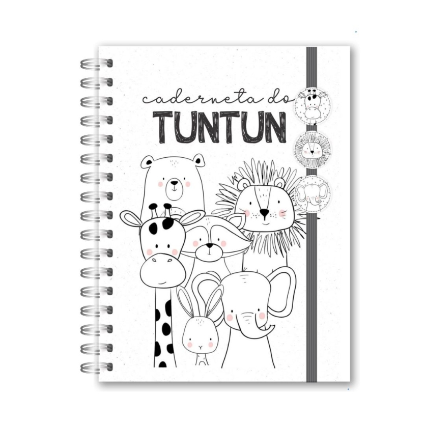 CADERNETA DE SAÚDE - BICHOS DO TUNTUN