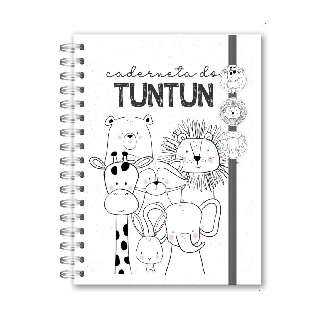 CADERNETA DE SAÚDE - BICHOS DO TUNTUN