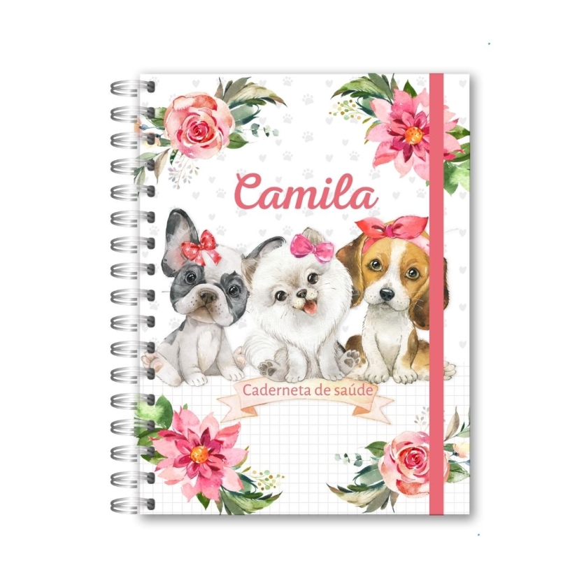 CADERNETA DE SAÚDE - CACHORRINHO MENINA