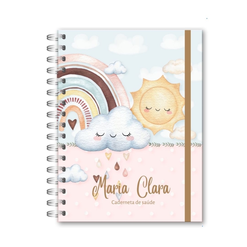 CADERNETA DE SAÚDE - CHUVA DE AMOR MENINA