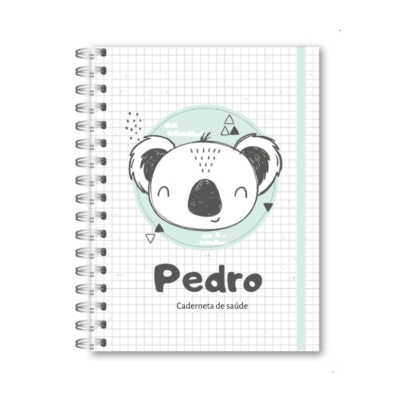 CADERNETA DE SAÚDE - COALA MINIMALISTA