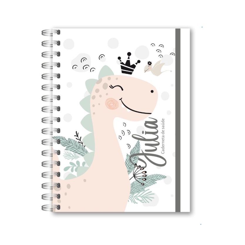 CADERNETA DE SAÚDE - DINO GIRL