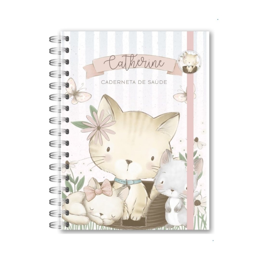 CADERNETA DE SAÚDE - GATINHAS MENINA