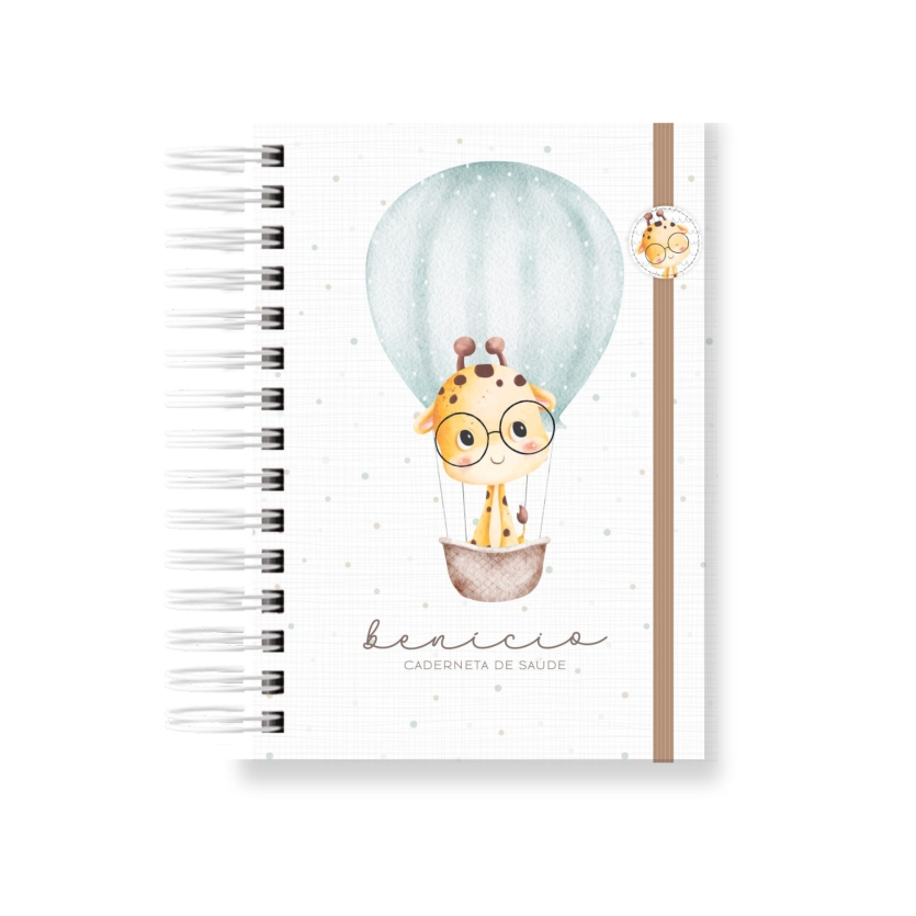 CADERNETA DE SAÚDE - GIRAFA BALÃO