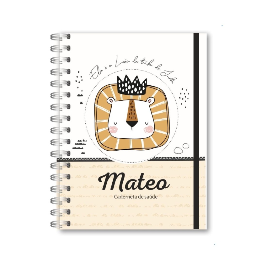 CADERNETA DE SAÚDE - LEÃO MINIMALISTA