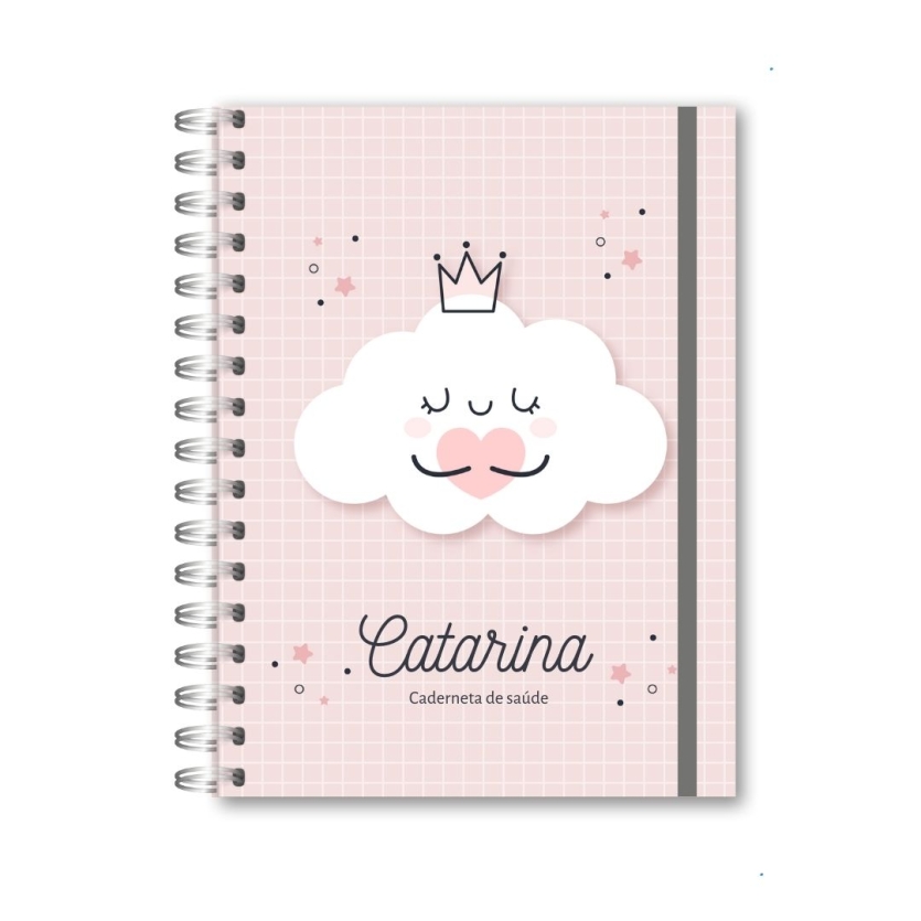 CADERNETA DE SAÚDE - NUVEM ROSA