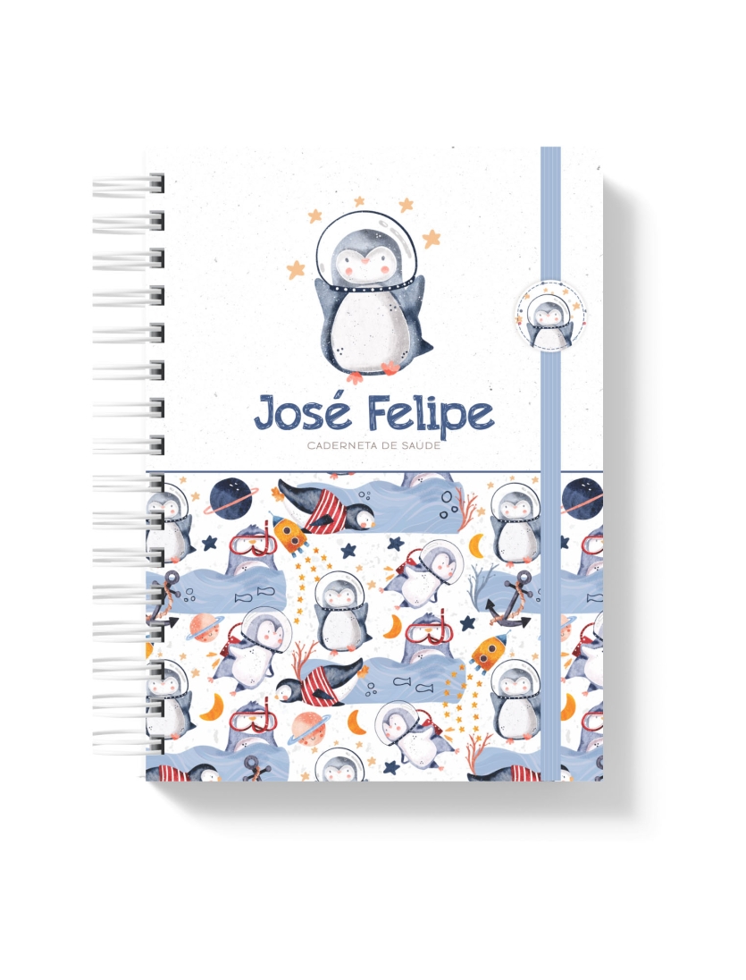 CADERNETA DE SAÚDE - PINGUIM MERGULHADOR