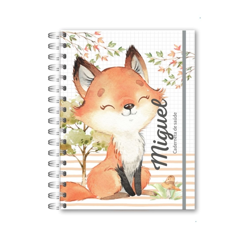 CADERNETA DE SAÚDE - RAPOSA AQUARELA