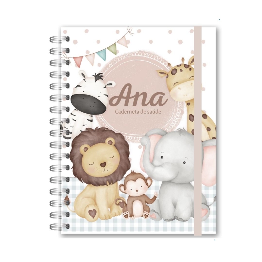 CADERNETA DE SAÚDE - SAFARI MENINA (2)
