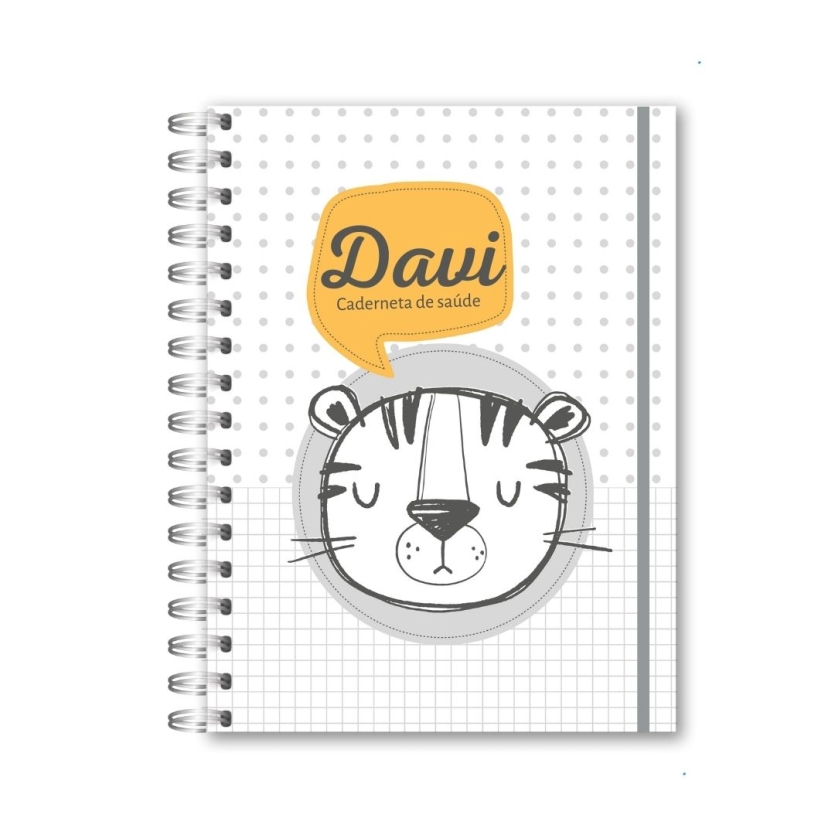 CADERNETA DE SAÚDE - TIGRE MINIMALISTA
