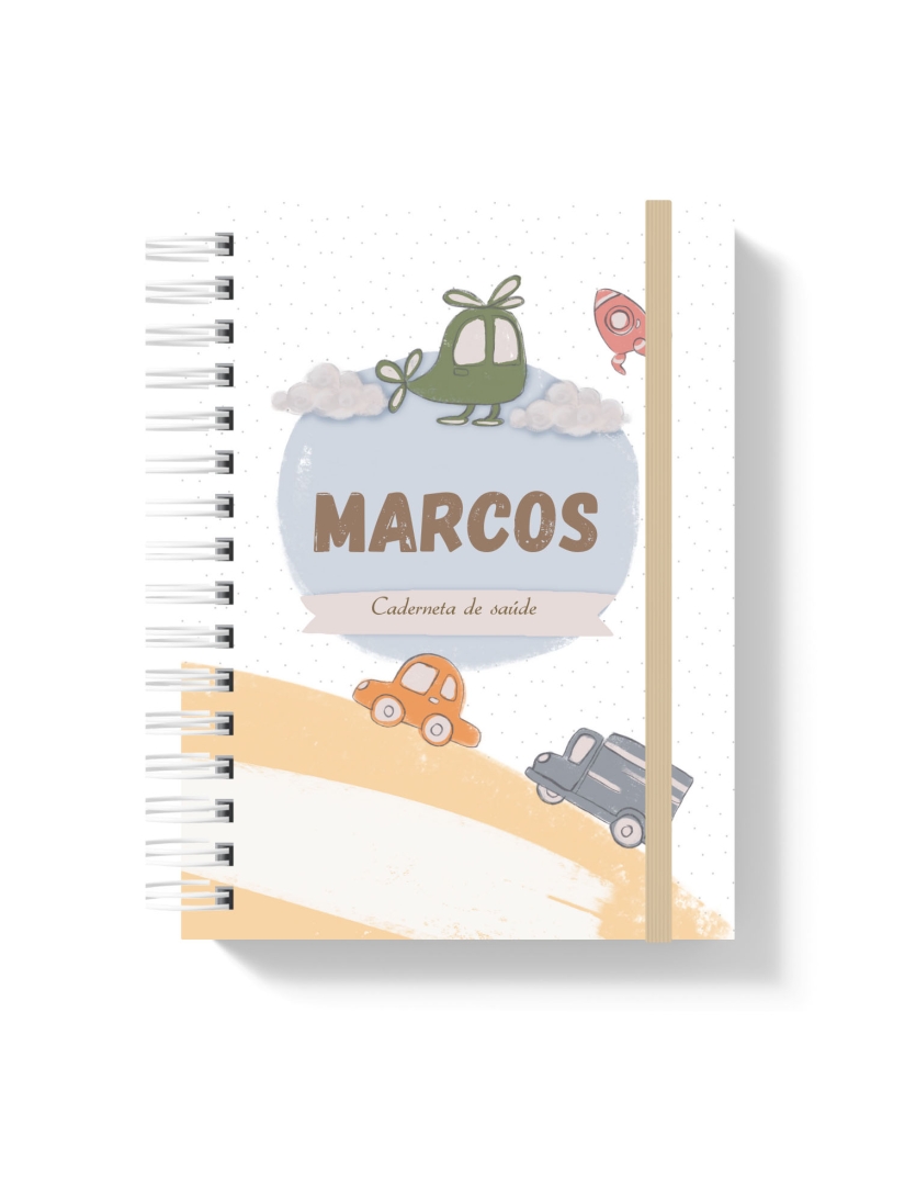 CADERNETA DE SAÚDE - TRANSPORTES MINIMALISTA