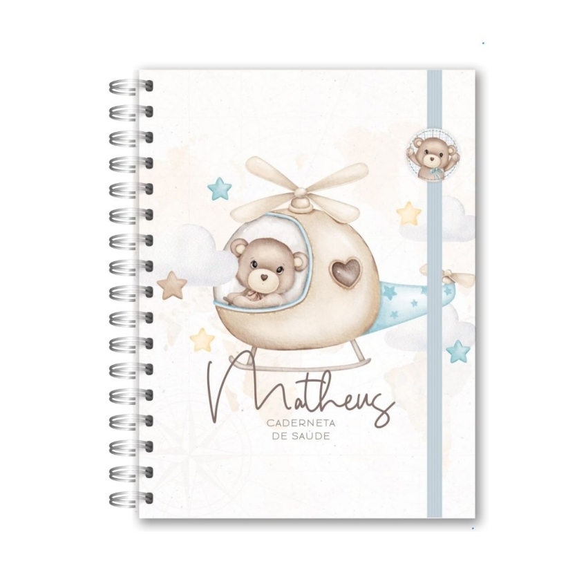 CADERNETA DE SAÚDE - URSINHO NO HELICÓPTERO